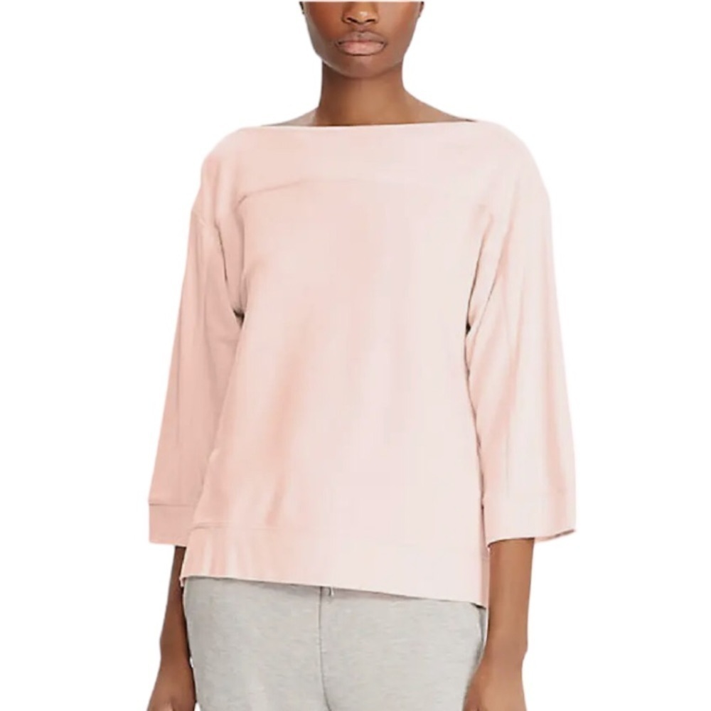 Lauren Ralph Lauren Peach Pink Pullover Large